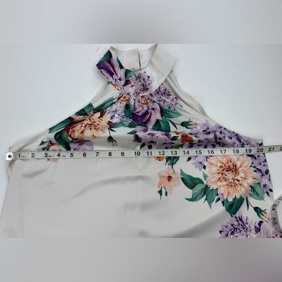 NWT Express Floral Halter Tank Top Womens Size Medium - Picture 3 of 9